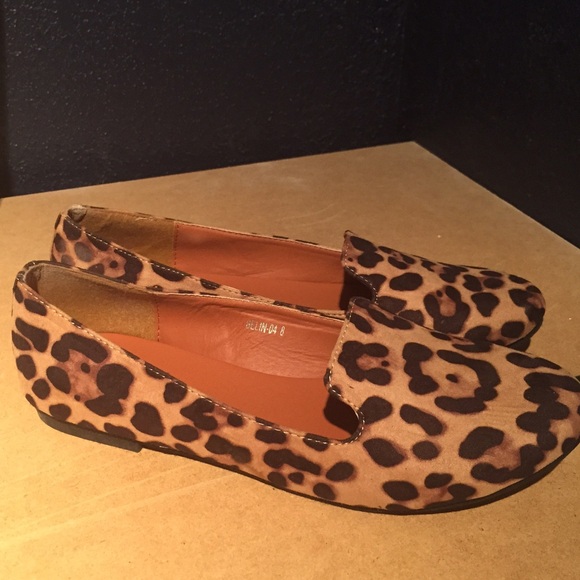 Leopard Print Loafers - Picture 1 of 3